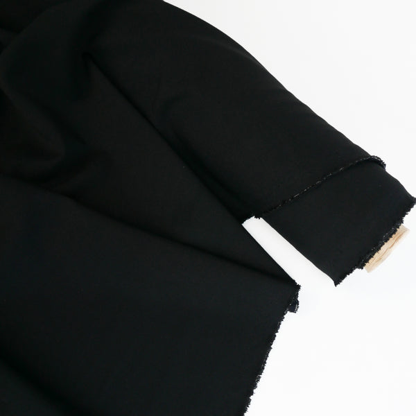 Ankara - Two-Way Stretch Wool Suiting | Black