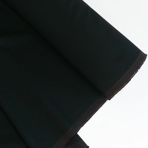 Madrid - Two-Way Stretch Merino Suiting | Raven (LAST CUT - 1.5M)