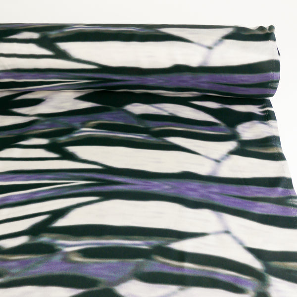 Printed Silk Satin | Chrome