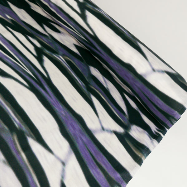 Printed Silk Satin | Chrome