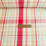Laurent - French Cotton | Rhubarb Check