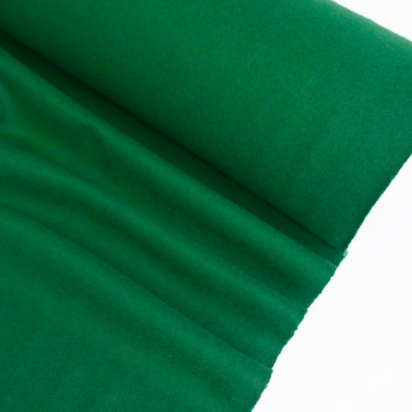 Bethany - Boiled Wool | Grass Green #6