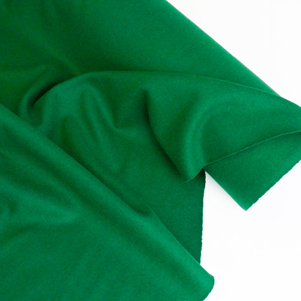 Bethany - Boiled Wool | Grass Green #6