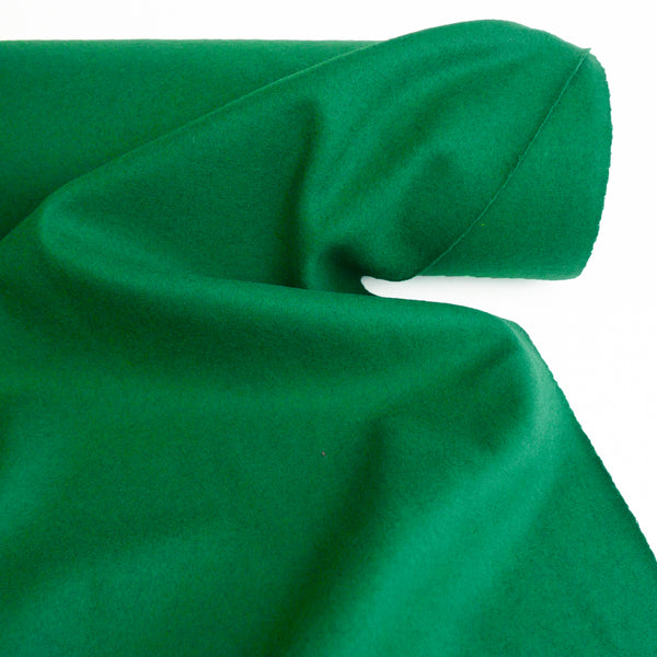 Bethany - Boiled Wool | Grass Green #6