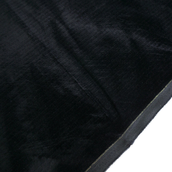 Korean Corded Velvet | Onyx