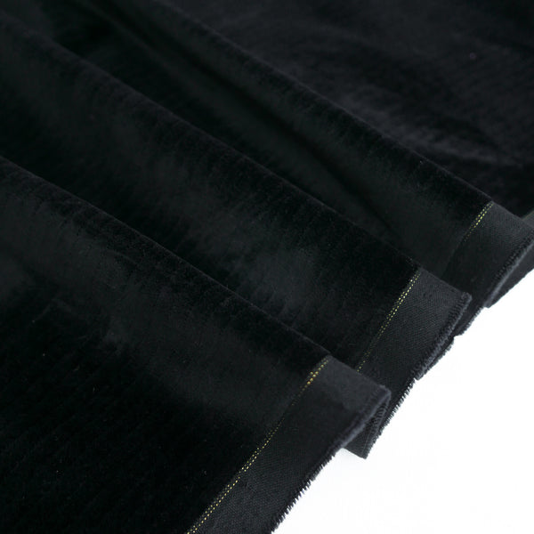 Korean Corded Velvet | Onyx
