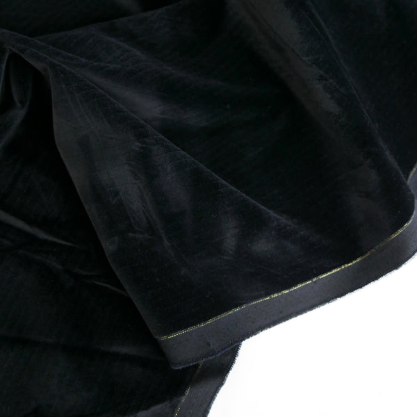 Korean Corded Velvet | Onyx
