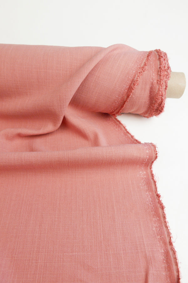 Christina - Yarn Dyed Linen | Blush Remnant (2.8M)