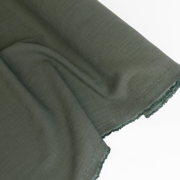 Christina - Yarn Dyed Linen | Olive Remnant (2.8M)