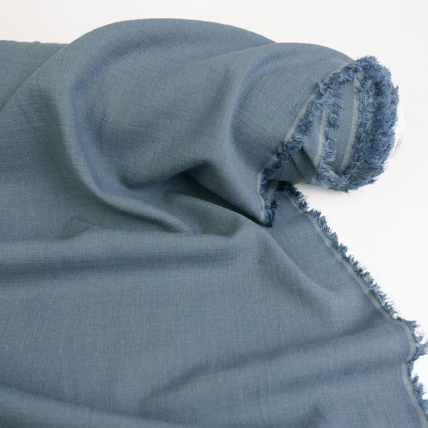 Christina - Yarn Dyed Linen | Denim Blue