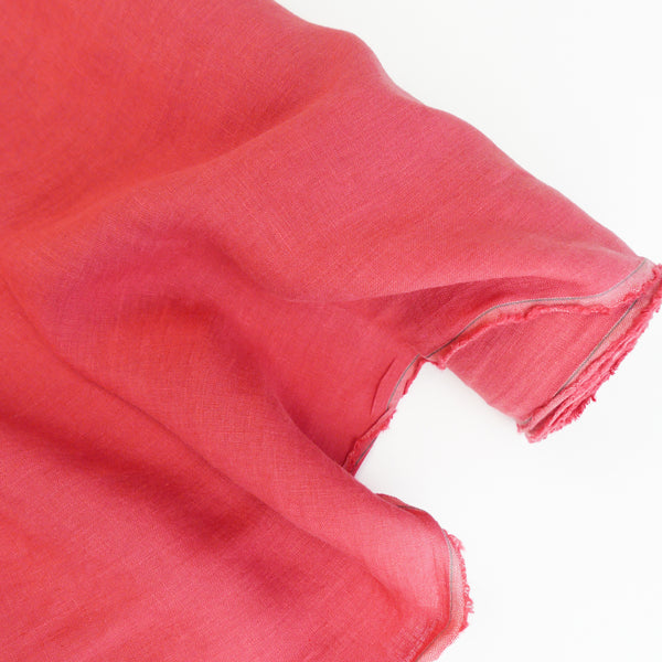 Korean Crosshatch Linen | Watermelon