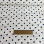Paloma - Printed Seersucker Cotton | Navy Spot