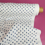 Paloma - Printed Seersucker Cotton | Navy Spot