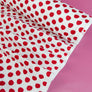 Hokkaido - Printed Seersucker Cotton | Red Polkadot