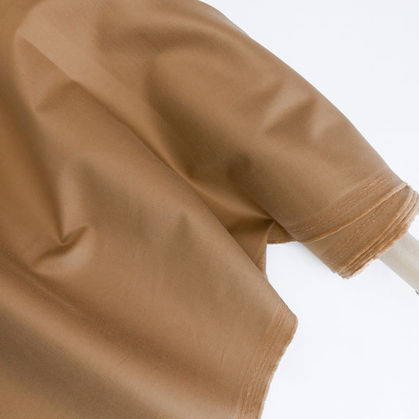 P Tandi Tandi - Japanese Polished Twill | Caramel – Drapers Fabrics