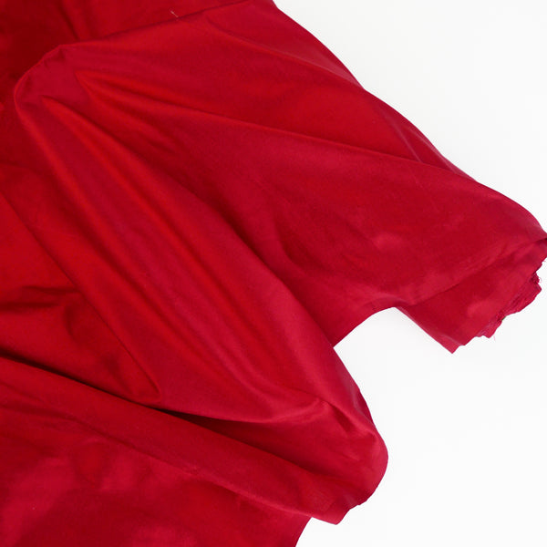 Indian Silk Dupion | Ruby (LAST CUT - 1.1M)