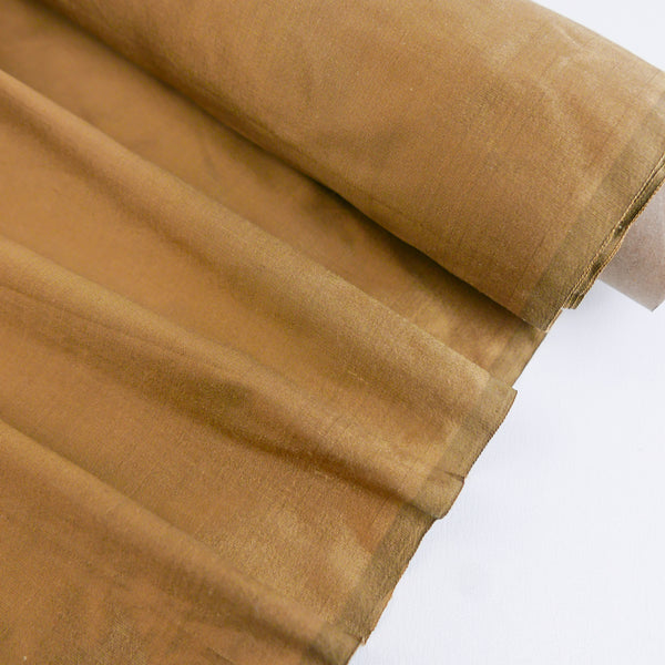 Indian Shot Silk Dupion | Antique Gold