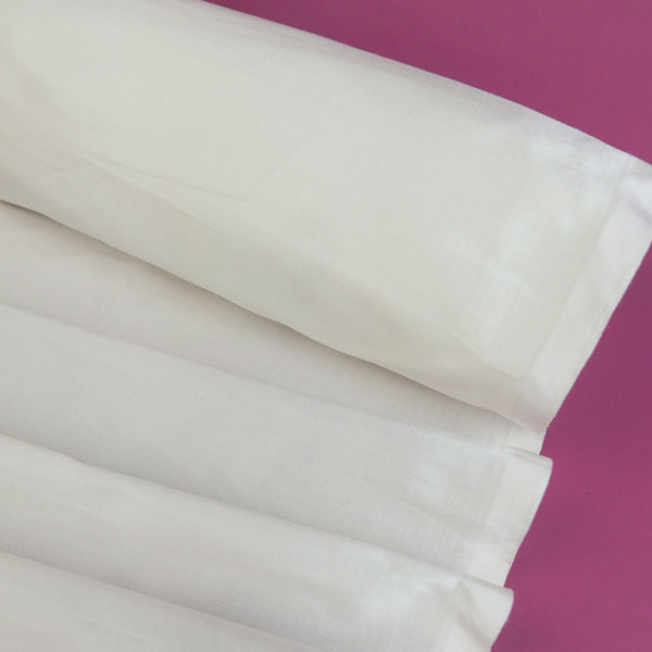 Indian Silk Dupion | Off-White (LAST CUT - 2.1M)