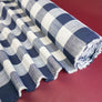 Babette - Checked Linen | Navy