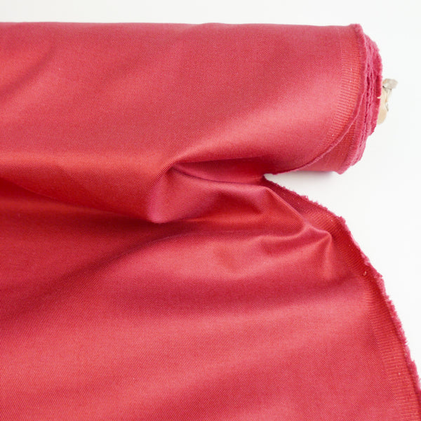 Nadia - Cotton Sateen | Raspberry