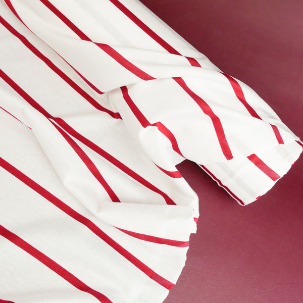 Soren - Japanese Supima Cotton Knit | Crimson