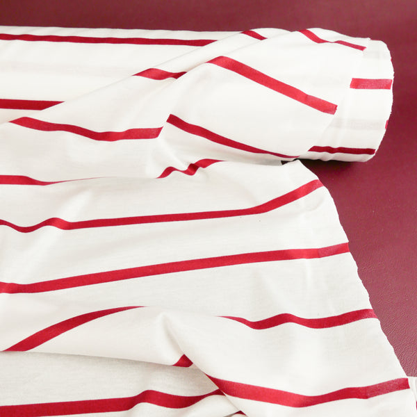Soren - Japanese Supima Cotton Knit | Crimson