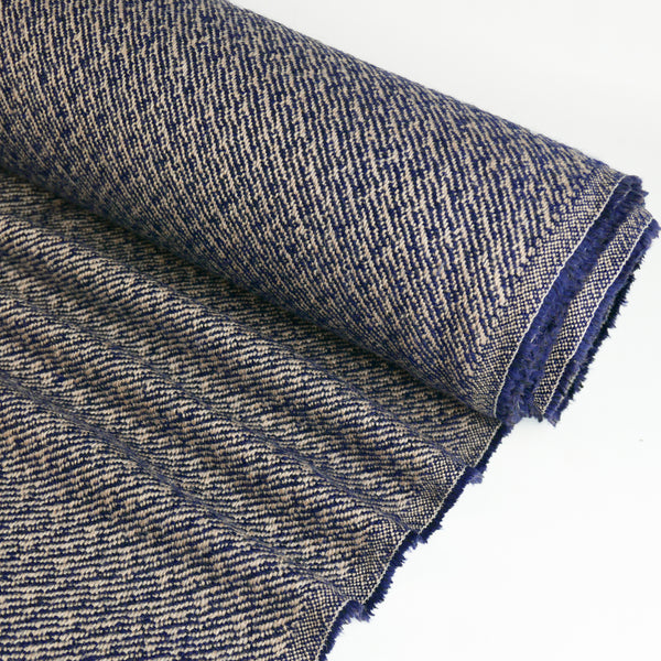 Rome - Japanese Wool Boucle | Blueberry
