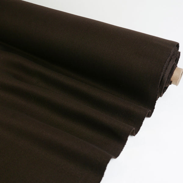 Sable - Japanese Wool Coating | Chocolate