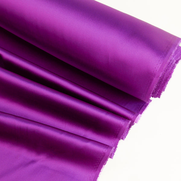 Stretch Silk Satin | Fuchsia