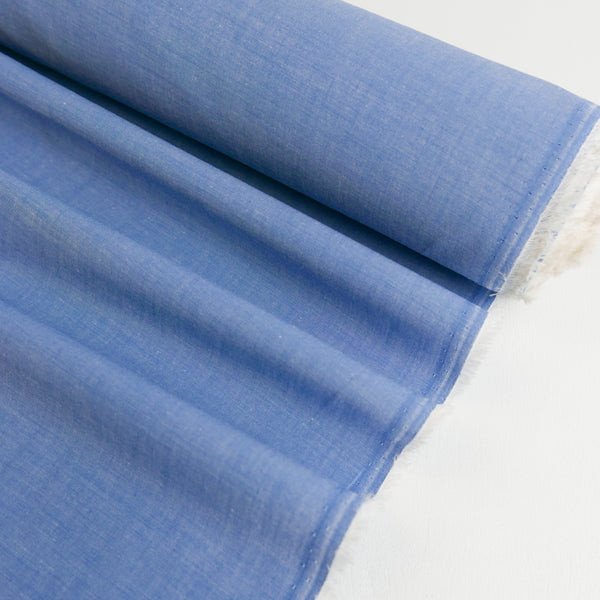Florence - Silk Cotton Poplin | Sky Blue