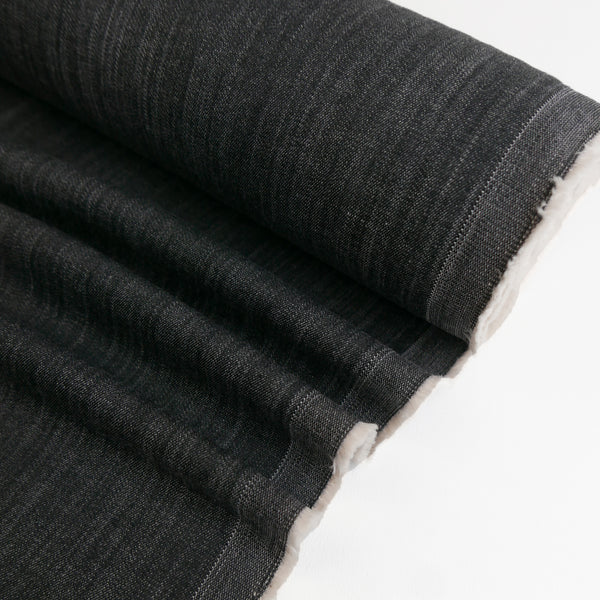 One-Off Korean Stretch Denim | Charcoal