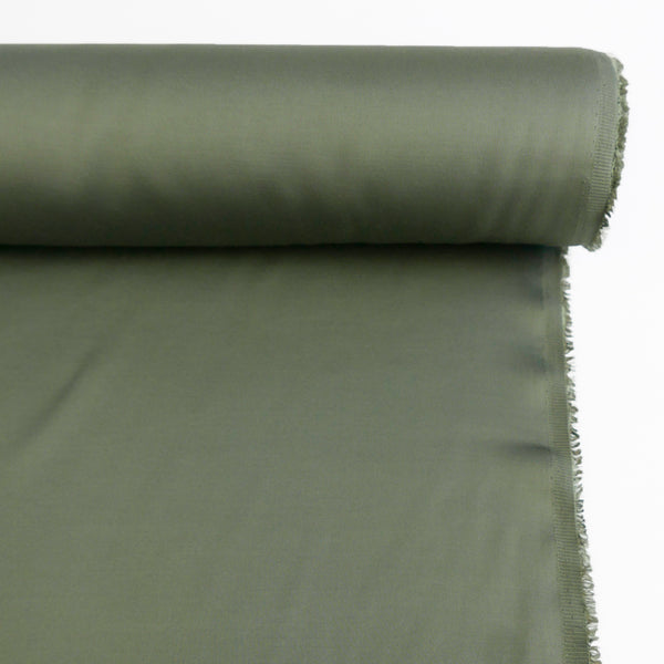 Serena - Japanese Sustainable Satin | Olive #4