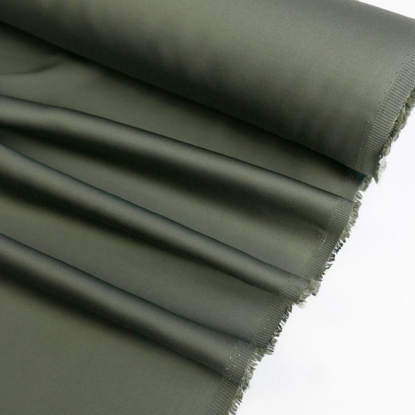 Serena - Japanese Sustainable Satin | Olive #4