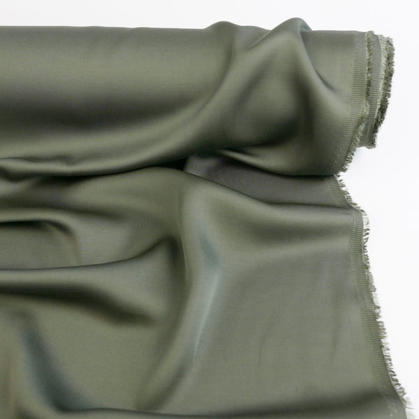 Serena - Japanese Sustainable Satin | Olive #4