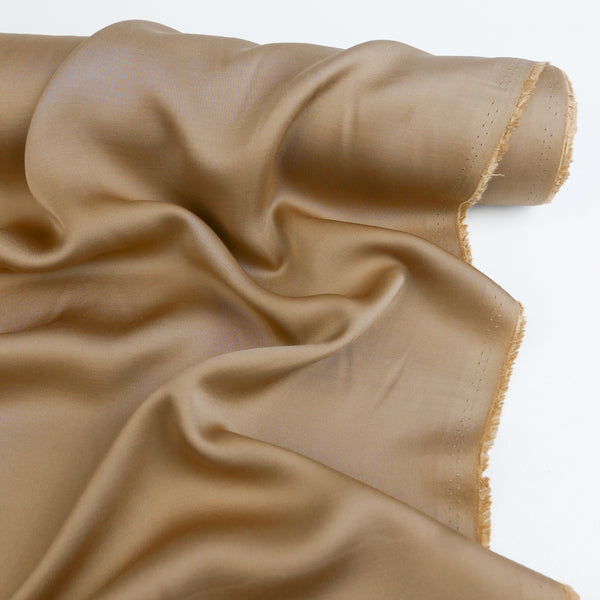 Serena - Japanese Sustainable Satin | Caramel #10