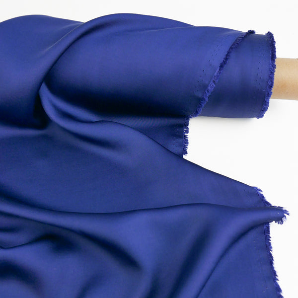 Serena - Japanese Sustainable Satin | Royal Navy #2