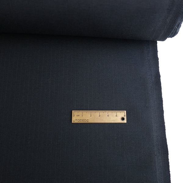 Sebastian - Japanese Wool Suiting | Midnight Pinstripe