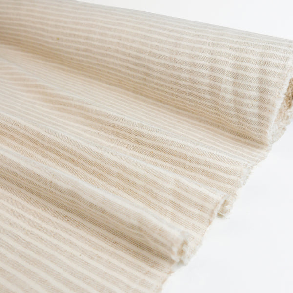 Hanako - Washer Finish Linen | Narrow Stripe