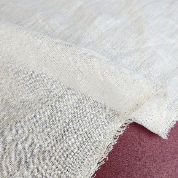 Barilla - European Lurex Linen | Starlight