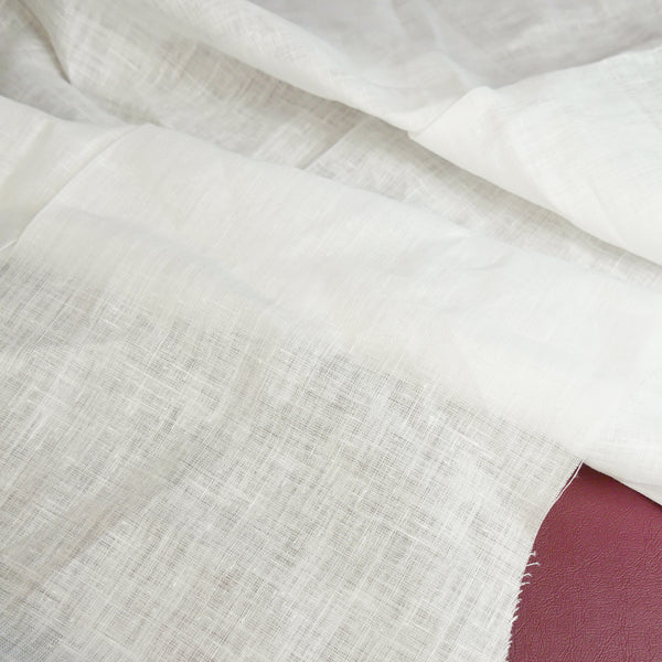 Patsy - Crosshatch Linen | Off-White