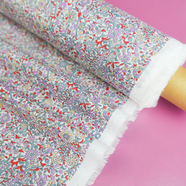 Aida - Japanese Cotton Lawn | Violet Floral