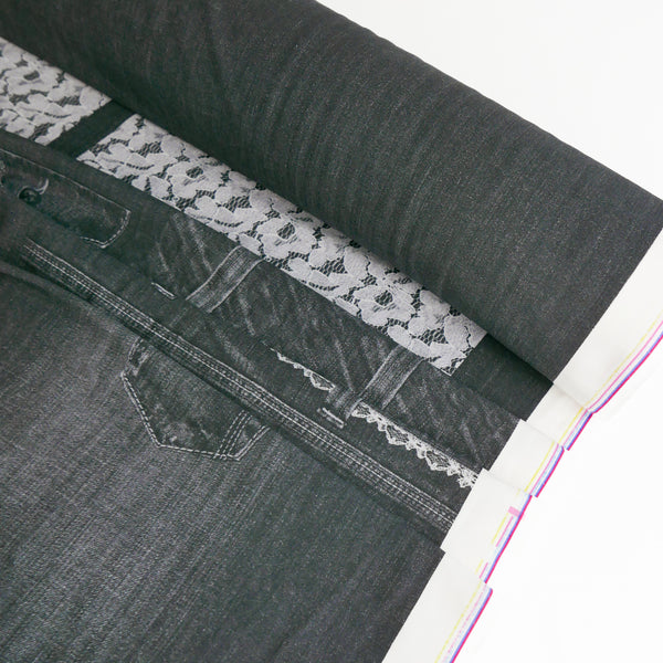 Trompe L’œil - Printed Knit | Charcoal Lace