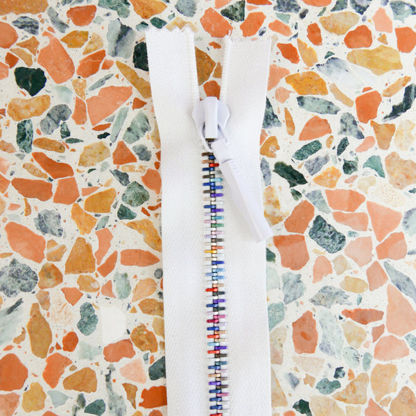 Riri 40cm Open-Ended Zip | Rainbow