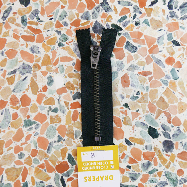 LZF 8cm Metal Zip | Black