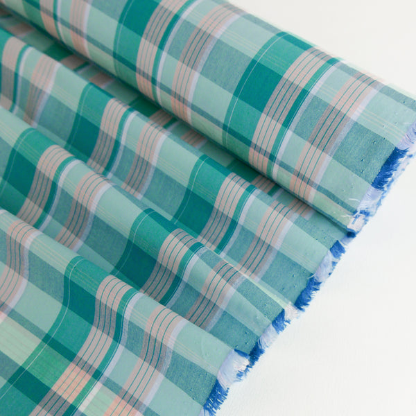 Steffi - Italian Yarn Dyed Cotton | Aquamarine
