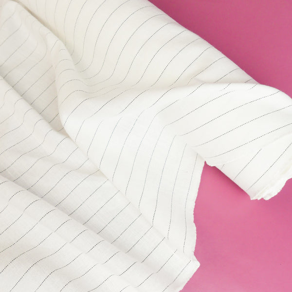 Bollinger - Italian Linen Stripe | Off-White