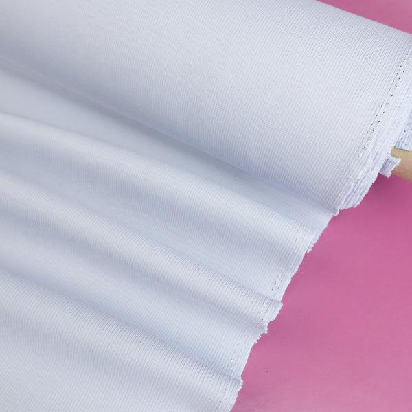 Korean Cotton Ribbing | Misty Blue #8