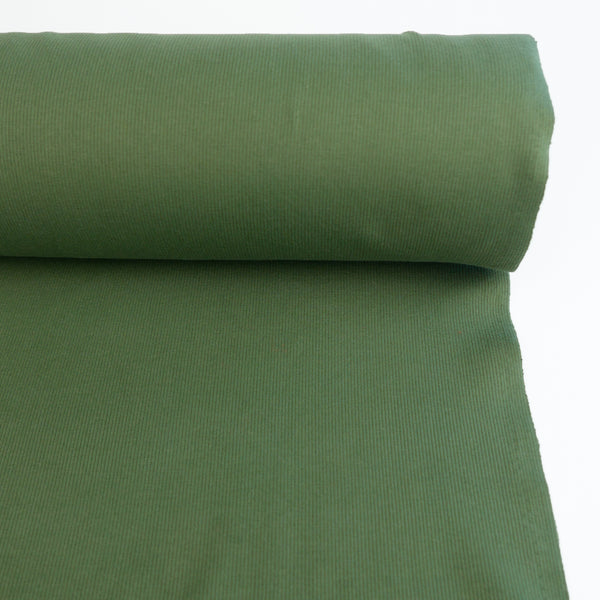 Korean Cotton Ribbing | Olive #5