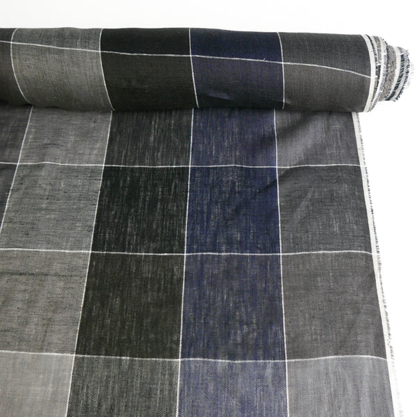 Elin - European Yarn-Dyed Linen | River Check