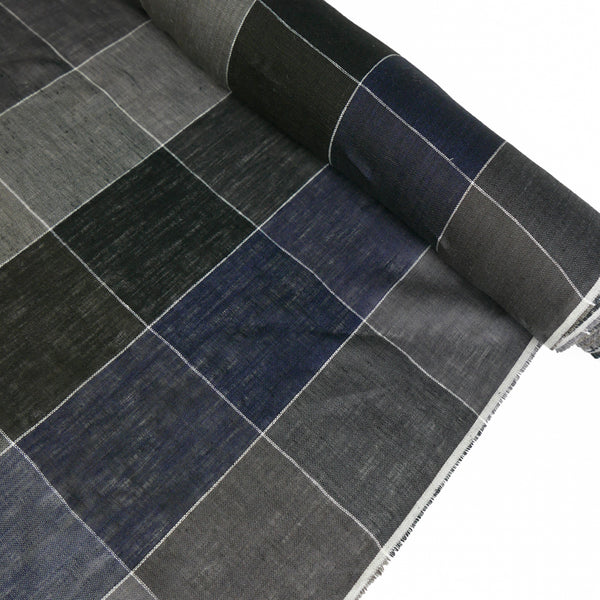 Elin - European Yarn-Dyed Linen | River Check